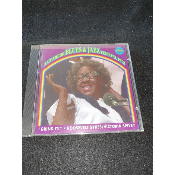 HTF Ann Arbor Blues & Jazz Festival 1973 Vol.3 (CD) 'Grind It!' Roosevelt Sykes - Picture 1 of 10